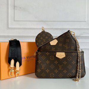 NWT🌽LouisVuitton 🌽women's Black Multi Bag